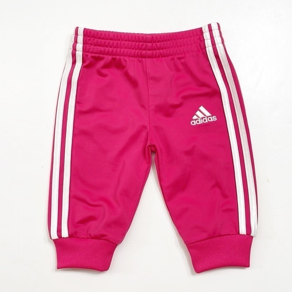 Adidas baby girls hot pink sweatpants